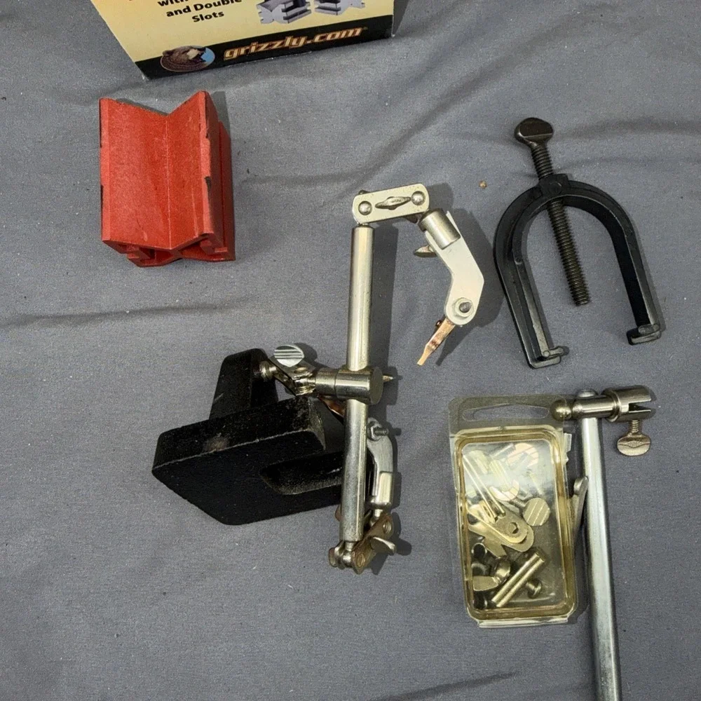 Clamp And V Block Set Grizzly